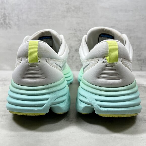 Hoka One One Bondi 8 Running Shoes - Women's Size 11 - White - Picture 6 of 10
